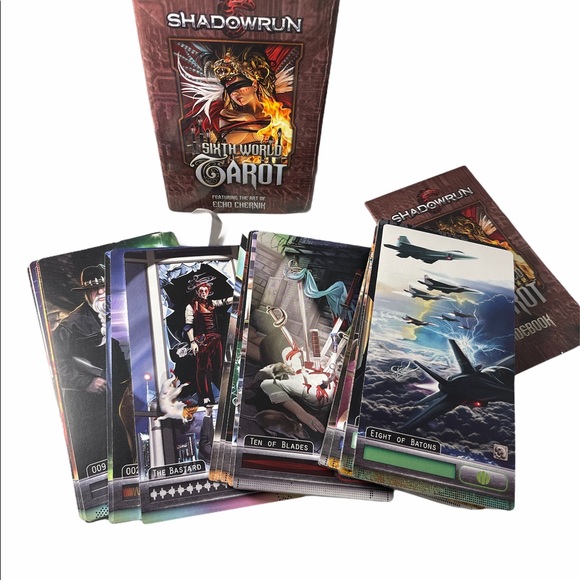 SUPER RARE OOP Shadowrun Tarot Deck NEW - Picture 3 of 5